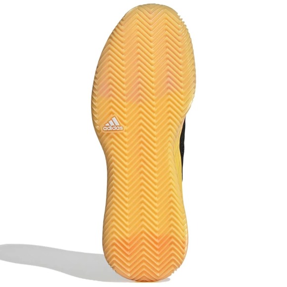 NEW adidas Adizero Ubersonic 4 Women's Size 9.5 Clay Black Yellow Tennis Shoes - Picture 8 of 8